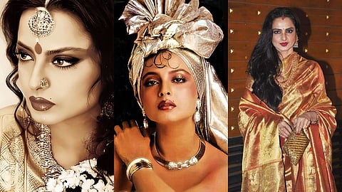 Actress Rekha iconic looks