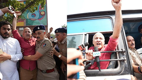 Chandigarh Police Manish Sisodia Detained