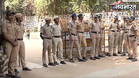 protest shivaji park heavy mumbai police security cjp