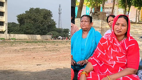 BJP MLA and councilor at odds over park land in Agra; Hemlata Chauhan sits on a hunger strike.