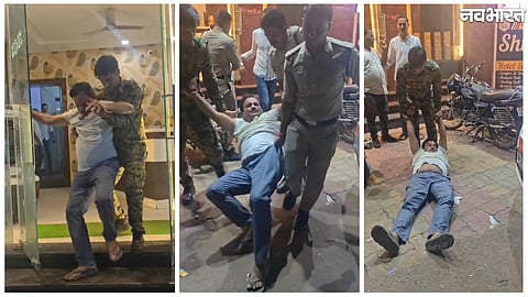 Congress leaders detained by police in Morena