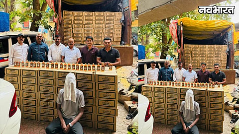 Illegal Liquor Seized In Navi Mumbai