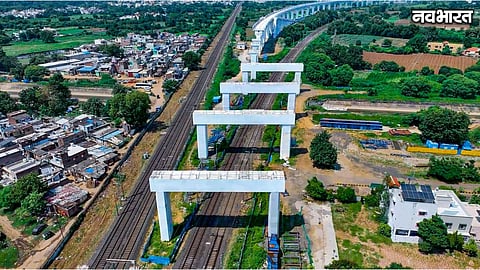 Mumbai Ahmedabad Bullet Train Vadodara Portal Beams Work