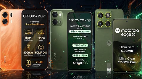 Which phone should you buy under ₹30,000 OPPO K14 Plus, vivo T5x, and Moto Edge 70 Fusion 