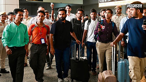 CJP Founder Abhijeet Dipke Arrives at IGI Airport
