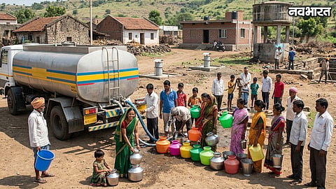 Pune Rural Water Crisis Tankers Borewell Repairs And Water Planning