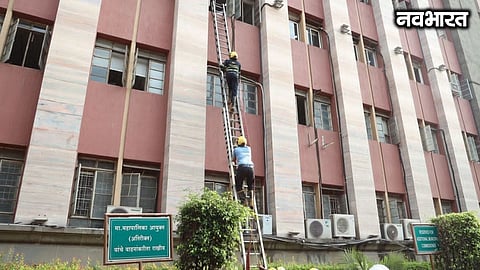 Mock drill at Pune Municipal Corporation headquarters on International Day for Disaster Risk Reduction