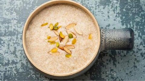 Amaranth rajgira kheer recipe for navratri vrat.