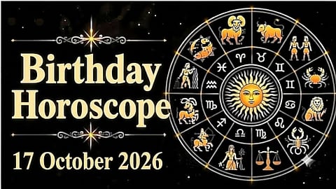 Birthday Horoscope 17 October 2026