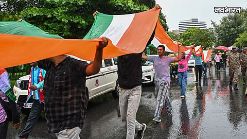 cjp tiranga march at central park