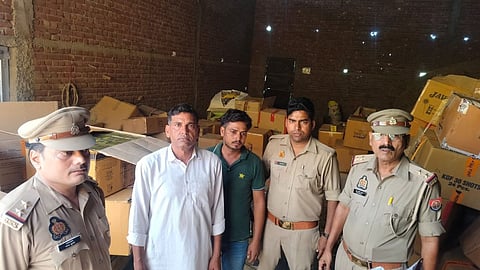 Hathras Illegal Fireworks Storage Imagr