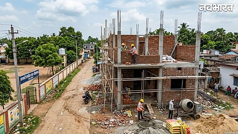 Two Municipal Notices Prove Ineffective in Gobra Navapara; Construction on School Land Escalates Tensions