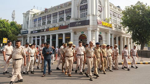 delhi police traffic advisory cannaught place