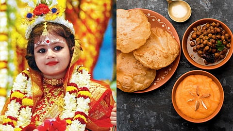 Kanya pujan 2026 date ashtami navami muhurat.