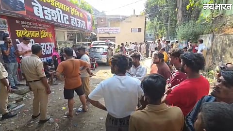 Police investigate the murder of a girl found in a deserted building in Bairagarh