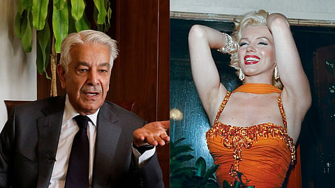 Khawaja Asif Marilyn Monroe