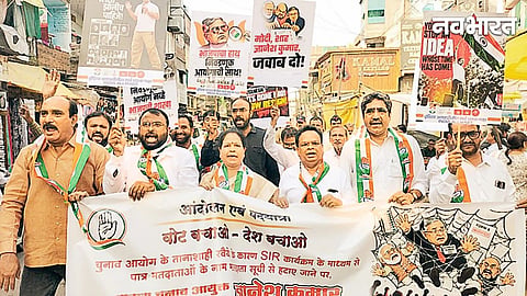 Nagpur Congress Protest Election Commission Controversy