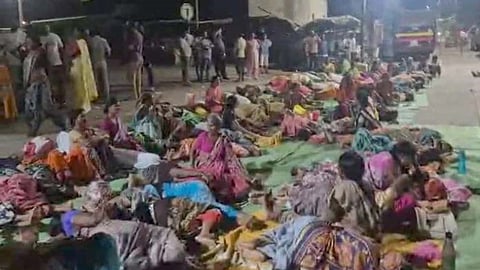 gadchiroli chamorshi farmers protest land acquisition