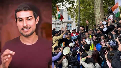 Dhruv Rathee London Protest 