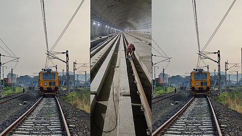 panvel karjat local rail corridor 99 percent complete
