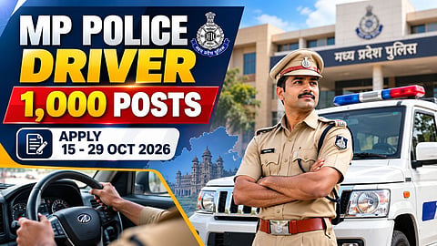 MP Police Driver Recruitment 2026