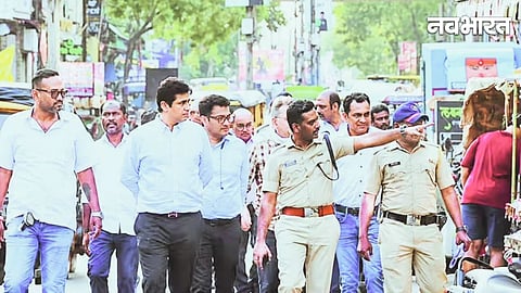 DCP Aditya Mirkhelkar Itwari Gandhibagh Traffic Jam