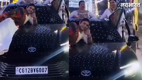 Chhattisgarh Police Action Korba Women Car Stunt