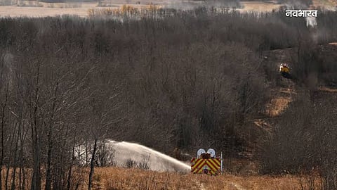 canada military training centre fire