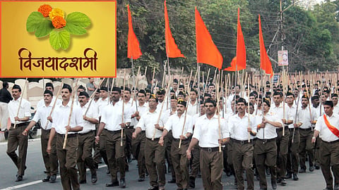 Nagpur Vijayadashami RSS Path Sanchalan Mohan Bhagwat