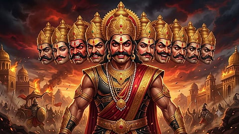 Symbolism of Ravana Ten Heads
