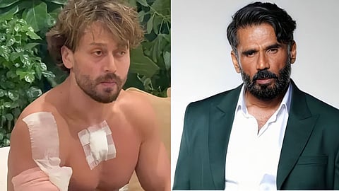 Suniel Shetty Reaction Tiger Shroff Firing
