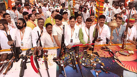 Vrindavan Vijayadashami Celebration: Kshatriya Mahasabha Organises Traditional Shastra Puja and Cultural Event