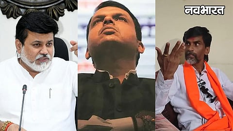 manoj jarange audio clip controversy mahayuti rift shinde faction fadnavis