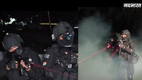 NSG mock drill at Indore Airport