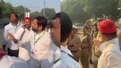 noida mlc election bjp sp clash