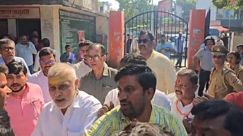 Varanasi MLC Election: BJP Workers Create Uproar at Sadar Tehsil, Clash with Police