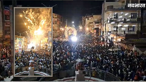 Khandwa Mata idol immersion procession