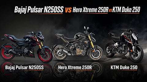 Bajaj Pulsar N250SS vs Hero Xtreme 250R vs KTM Duke 250 Which bike good
