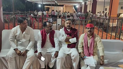 SP Leaders at Counting Venue