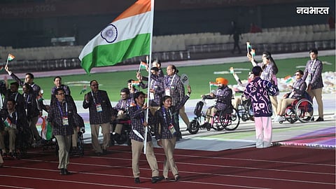 India Flag Bearers Closing Ceremony
