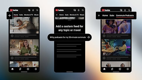 YouTube custom Feed Create a separate feed choice free and Premium users 