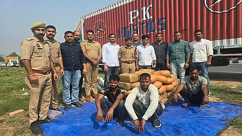 Cannabis worth ₹1.25 crore seized in Mathura