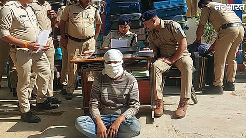 Gwalior GRP police arrest a train theft accused and recover around 35 suitcases