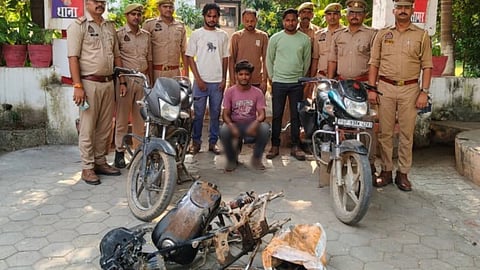 Jhansi News: Four Arrested in Mansil Mata Temple Bike Theft Case, Three Motorcycles Recovered