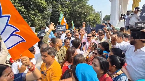 Lucknow News: BJP Protests Against Mallikarjun Kharge’s Remark on PM Modi’s Late Father, Demands Apology