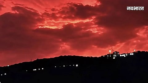 Chhattisgarh Red Sky Reason