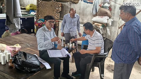 Food safety department officials seized 300 kg of mawa