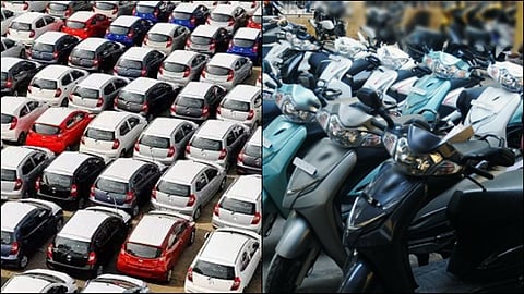cars and bikes