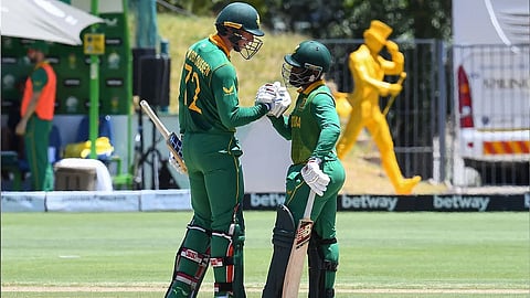 Temba Bavuma and Rassie Van der Dussen