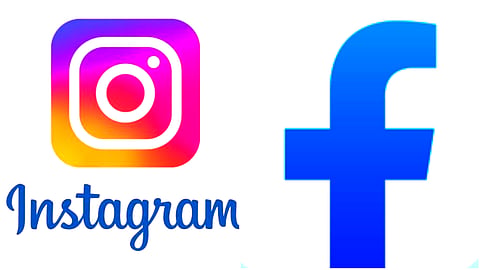 Instagram and facebook